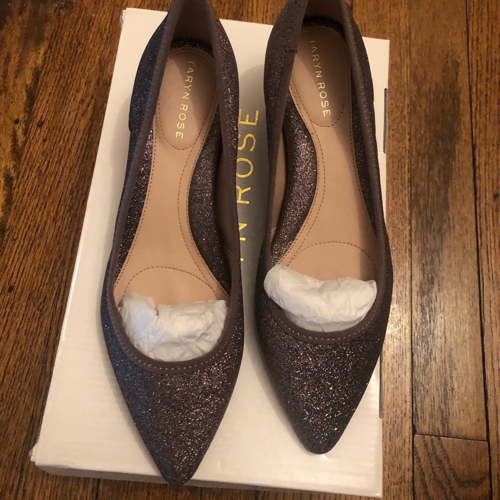 Taryn Rose Nicki Stretch Glitter Prism Pump